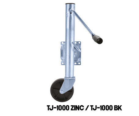 TJ-1000 Zinc  Trailer Jack Single Wheel