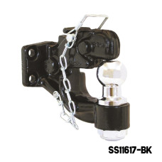 Pintle Ball Mount - Black Enamel Finish