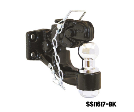 Pintle Ball Mount - Black Enamel Finish